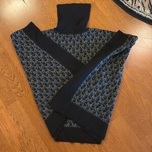 Michael Kors wool poncho black